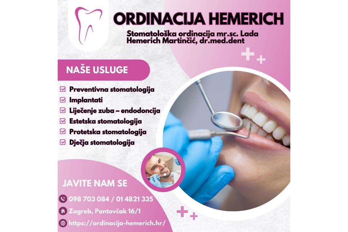 Ordinacija dentalne medicine mr.sc. Lada Hemerich Martinčić, dr.med.dent.